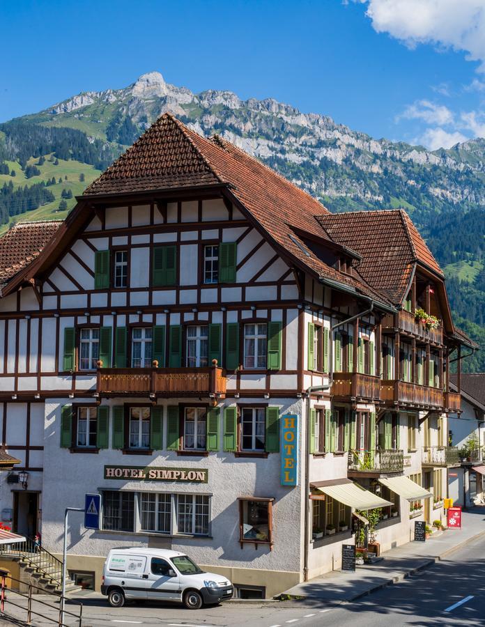Hotel Restaurant Simplon Frutigen Eksteriør bilde