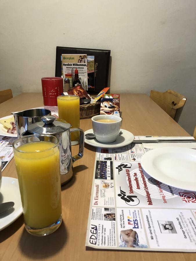 Hotel Restaurant Simplon Frutigen Eksteriør bilde